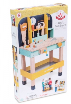 Le Toy Van Alex'S Tool Bench + 12 Accessories