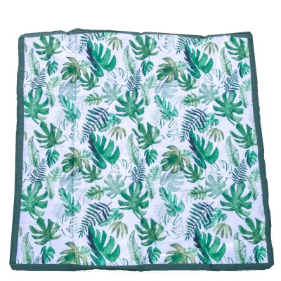 Cotton Outdoor Blanket 1.5X1.5M Tropical Leaf