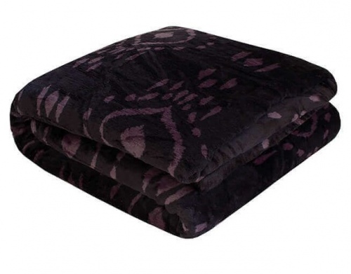 Bambury Zuni Ultra Plush Midnight Single Blanket