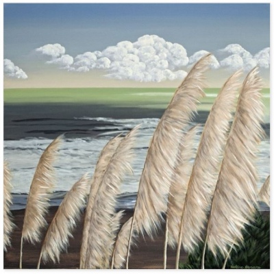 Blowing In The Wind Canvas Print 30X30Cm
