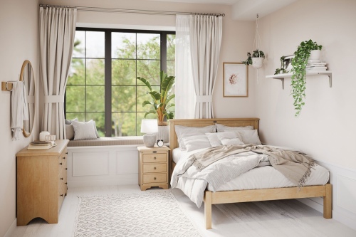 Villager Bedroom Suite Light Oak Nz Made