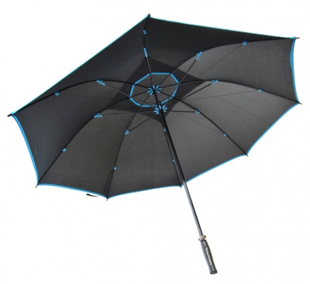 Peros Hurricane Sport Umbrella Black And Cyan Pipi