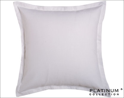 Platinum Ascot White European Pillowcase