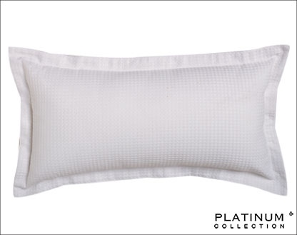 Platinum Ascot White Long Cushion