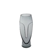 Louis Face Vase Grey Small 15.5X45Cm