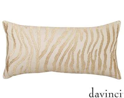 Da Vinci Mohican Gold Long Cushion