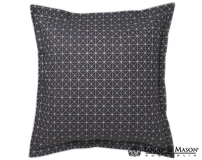 L&M Miami Charcoal European Pillowcase
