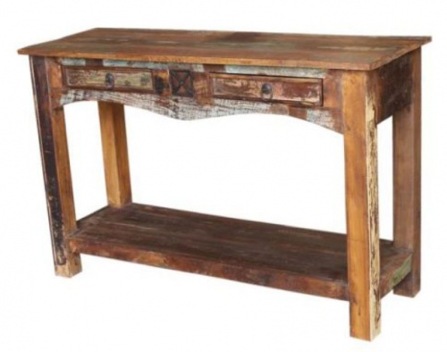 Multi Reclaimed 2D Console Table 1200X400X780H