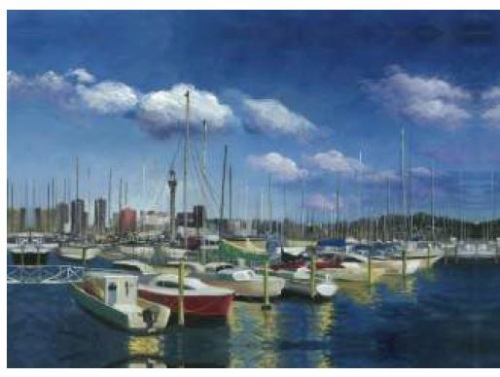 Westhaven Mariner Auckland Print 560X800Mm