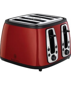 Russell Hobbs Heritage 4 Slice Toaster Ruby Red