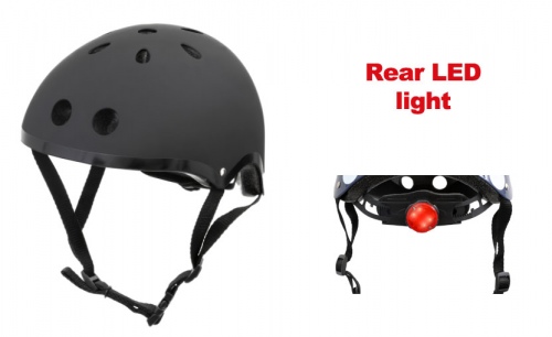 Hornit Lids Black Small Helmet W/Light 48-53Cm