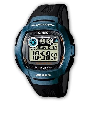 Casio Standard Black Navy Digital Watch