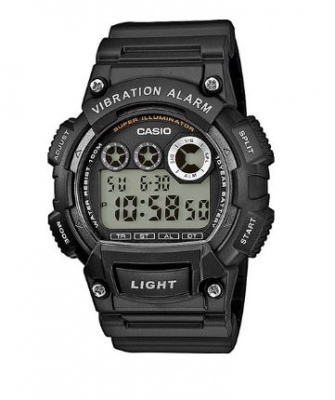 Casio Standard Black Digital Watch Stopwatch