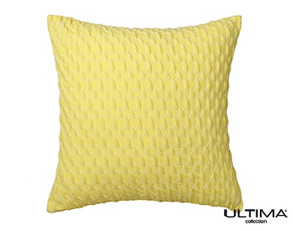 Balmain Yellow Square Cushion 41X41Cm