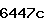 Confirmation Code