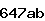 Confirmation Code